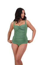 Load image into Gallery viewer, Moontide Contours Twist Tankini (Khaki)
