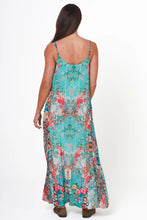 Load image into Gallery viewer, Peacock Feather ON0006 Scoop Maxi Dress (Multi)
