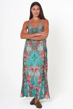 Load image into Gallery viewer, Peacock Feather ON0006 Scoop Maxi Dress (Multi)
