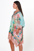 Load image into Gallery viewer, Peacock Feather ON0013 Viscose Beach Kaftan (Multi)
