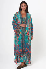 Load image into Gallery viewer, Peacock Feather ON0016 Viscose Cape/Kimono  (Multi)
