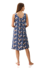 Load image into Gallery viewer, Givoni 6KV39S Sandra Sleeveless Short Nightie (Navy)
