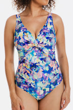 Load image into Gallery viewer, Acadia Twist Chlorine Resistant One Piece Swimsuit (Multi)
