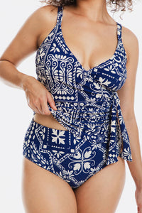 Togs Cassablanca Tankini Cross Over Set (Navy)