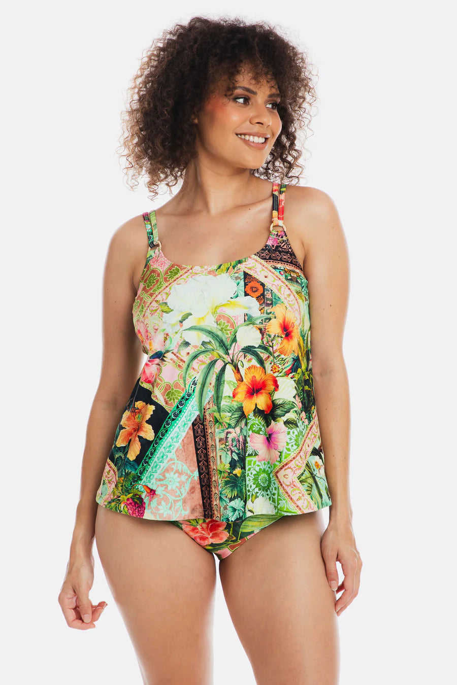 Togs Fiji Tankini A-Line Set (Multi)
