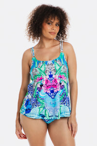 Togs Granada Tankini A-Line Set (Blue)