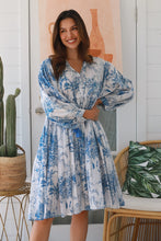 Load image into Gallery viewer, Peacock Feather Dress PT0026 (Blue)
