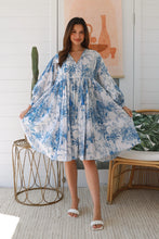 Load image into Gallery viewer, Peacock Feather Dress PT0026 (Blue)
