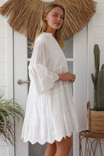 Load image into Gallery viewer, Salty Palm RD0030 Bohemian Mini Dress (White)
