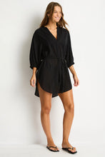 Load image into Gallery viewer, Sea Level Salt Boho Shirt (Black)
