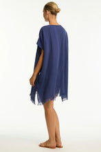 Load image into Gallery viewer, Sea Level Sunset Kaftan (White)  (Black) (Pink) (French Navy)
