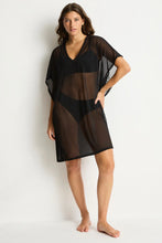Load image into Gallery viewer, Sea Level Essentials Mesh Kaftan (Black)
