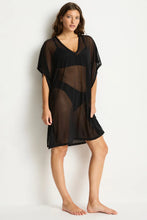 Load image into Gallery viewer, Sea Level Essentials Mesh Kaftan (Black)
