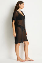 Load image into Gallery viewer, Sea Level Essentials Mesh Kaftan (Black)
