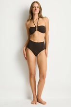 Load image into Gallery viewer, Sea Level De Luxe U Bar Bandeau Bikini Top (Espresso)
