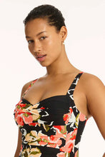 Load image into Gallery viewer, Sea Level Juniper Twist Front One Piece Swimsuit (Black)
