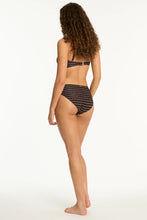 Load image into Gallery viewer, Sea Level Riptide U Bar Bandeau Bikini Top (Black)
