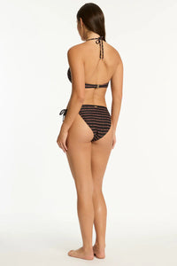 Sea Level Riptide Tie Side Bikini Pant (Black)