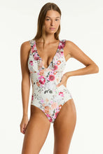 Load image into Gallery viewer, Sea Level Belle Frill One Piece (Coconut)
