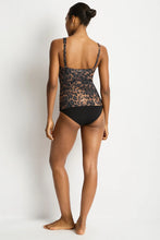 Load image into Gallery viewer, Sea Level Savanna Longline Tri Tankini (Chocolate)
