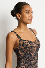 Load image into Gallery viewer, Sea Level Savanna Twist Front Bandeau One Piece Swimsuit  -Chocolate
