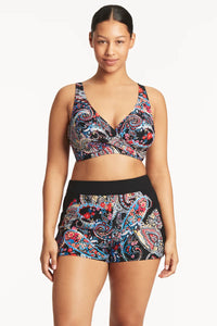 Sea Level Bohemia Swim Short (Black Multi)