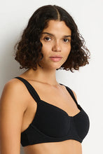 Load image into Gallery viewer, Sea Level La Mer Balconette Bikini Top (Black)
