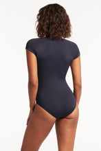 Load image into Gallery viewer, Sea Level  Eco Essentials Short Sleeve One Piece (Navy)
