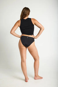 Modibodi Womens Period Seamfree Bikini Briefs (Black) (Beige)