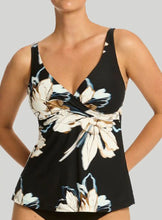 Load image into Gallery viewer, Sea Level La Luna Cross Front Swing Tankini  Top -  Black
