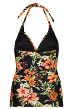 Load image into Gallery viewer, Quayside Wrap Tri Tankini Kawena  (Black)
