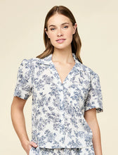 Load image into Gallery viewer, Papinelle Nostalgia Short Sleeve PJ Shirt (White)

