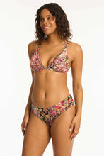 Load image into Gallery viewer, Sea Level Wildflower Mid Bikini Pant (Pink)
