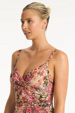 Load image into Gallery viewer, Sea Level Wildflower Twist Front DD/E One Piece (Pink)
