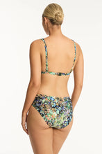 Load image into Gallery viewer, Sea Level Wildflower Mid Bikini Pant (Sea)
