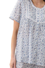 Load image into Gallery viewer, Givoni 6BV49A Astrid Short Sleeve Capri Pyjama Set (Blue)
