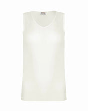 Load image into Gallery viewer, Zenza Merino Sleeveless Singlet with Lace V Neck  (Winter)

