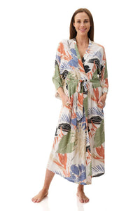 Givoni 6AG12N Nila  Mid Length Robe (Multi)