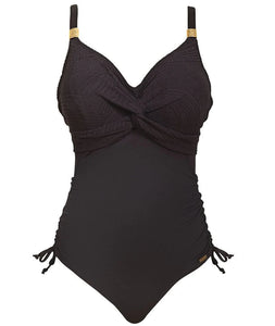 Fantasie Ottawa UW Twist Front Swimsuit (Black)
