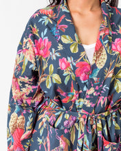 Load image into Gallery viewer, Floressents Nightie (Black Paradise)  (Bluestone- blue grey )
