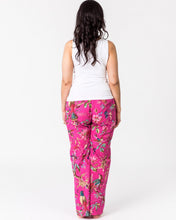 Load image into Gallery viewer, Floressents Cotton Paradise Lounge Pants with pockets (Hot Pink)

