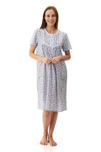 Givoni 6BV47A Astrid Short Sleeve Short Nightie (Blue)