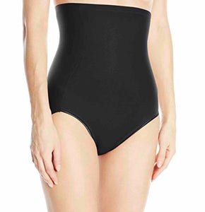 Naomi & Nicole Hi Waist Brief Comfortable Firm  - (Warm Beige) (Black)