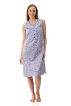 Load image into Gallery viewer, Givoni 6BV15D Daisy Sleeveless Short Nightie (Navy)
