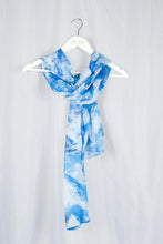 Load image into Gallery viewer, Carmen Kirstein NZ inspired silk scarf (Mountain Ranges)
