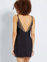Load image into Gallery viewer, Sans Complexe Chemise Nightie 51SAK Navy , Black / Nude
