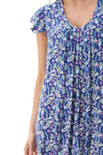 Load image into Gallery viewer, Givoni Maria 6AF53M Flutter Sleeve Short Nightie (Navy)

