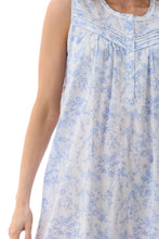Load image into Gallery viewer, Givoni 6BV36E Eliza Sleeveless Short Nightie (Blue)
