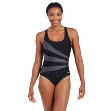 Load image into Gallery viewer, Zoggs Sandon Scoopback Chlorine Resistant  Swimsuit - Black
