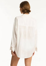 Load image into Gallery viewer, Sea Level Sunset Beach Shirt (White)
